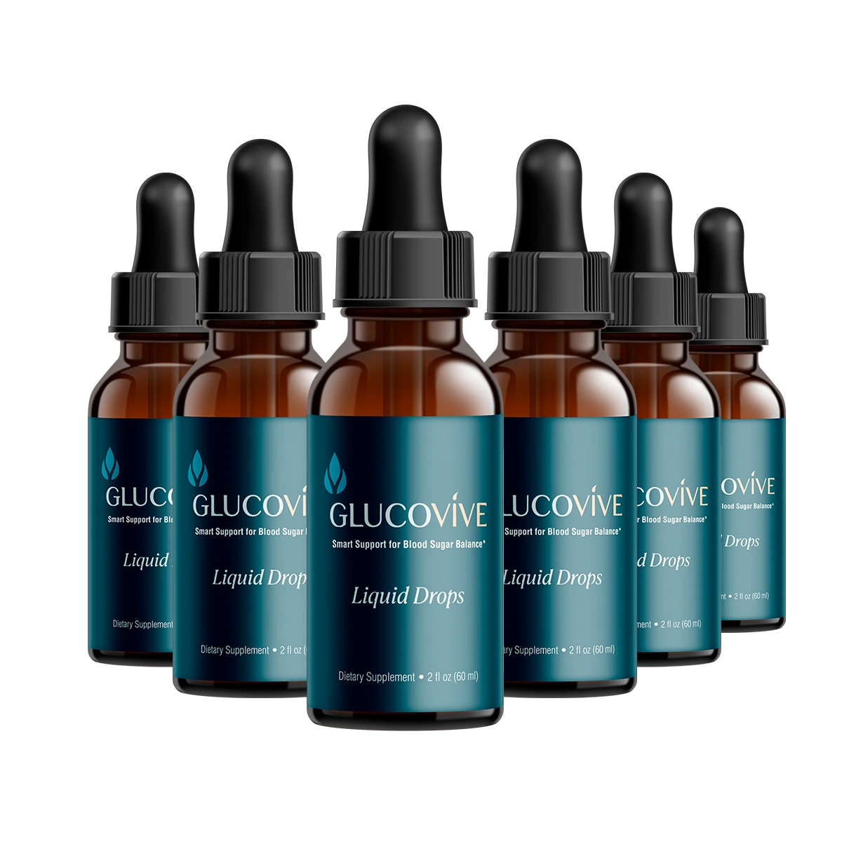 GlucoVive 6 bottle package